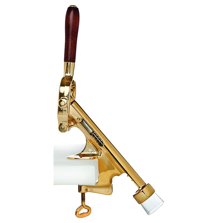 Brass Finish Tabletop Lever Arm Corkscrew 